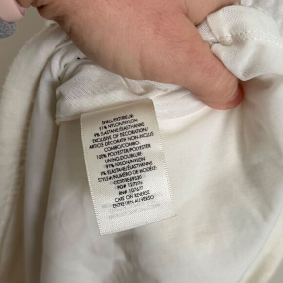 NWT Alice + Olivia Valli Cut Out Cami Dress - White Sequins | Size 4 - Picture 10 of 11